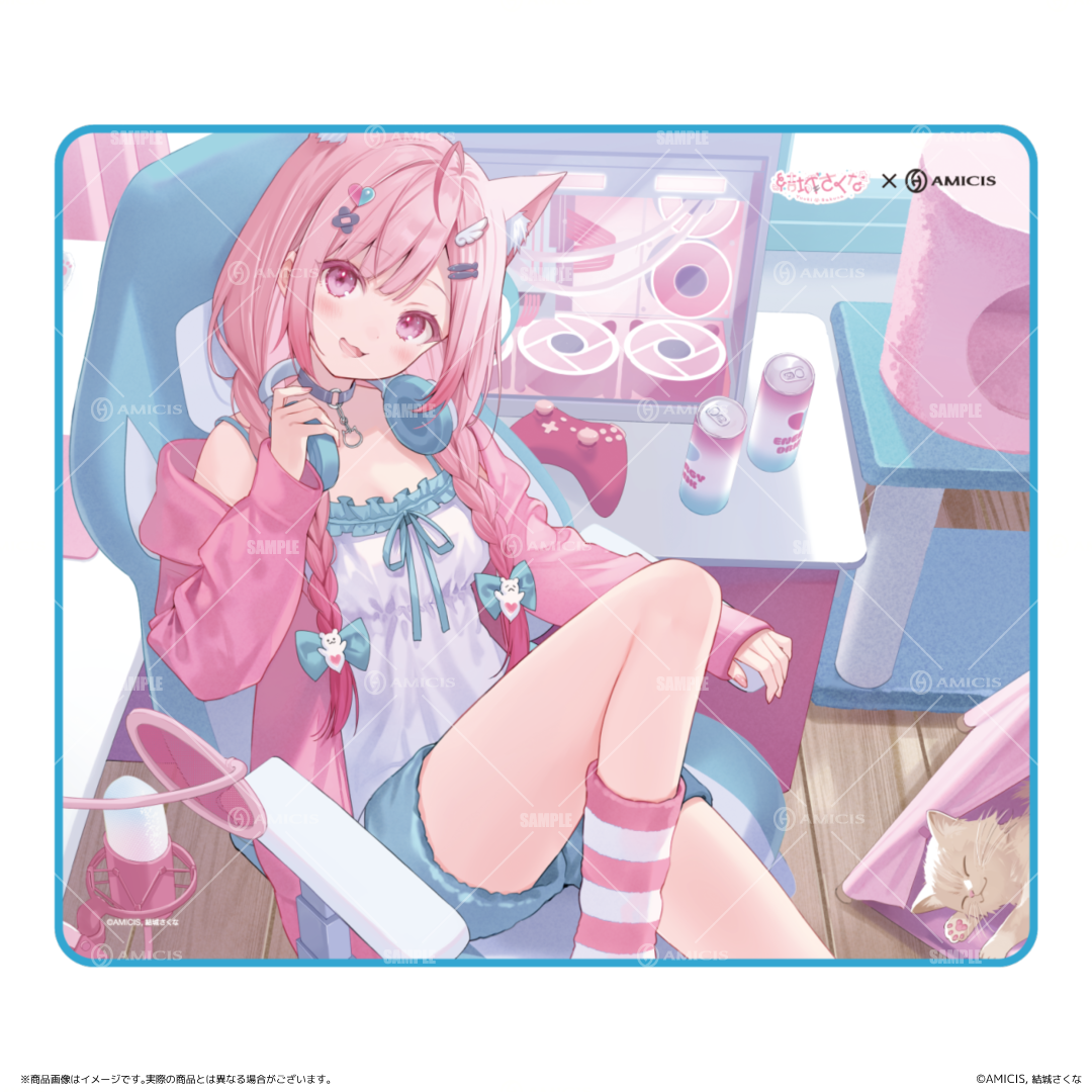 結城さくな × AMICIS ゲーミングマウスパッド 仁 -JIN-