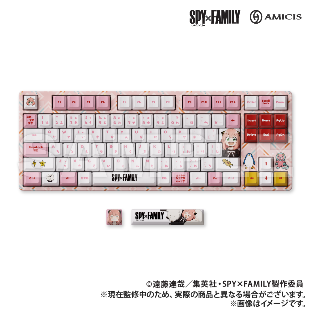 SPY×FAMILY|AMICIS ゲーミングキーボード 日本語配列 TKL SPY×FAMILY|AMICIS ゲーミングキーボード 日本語配列 TKL