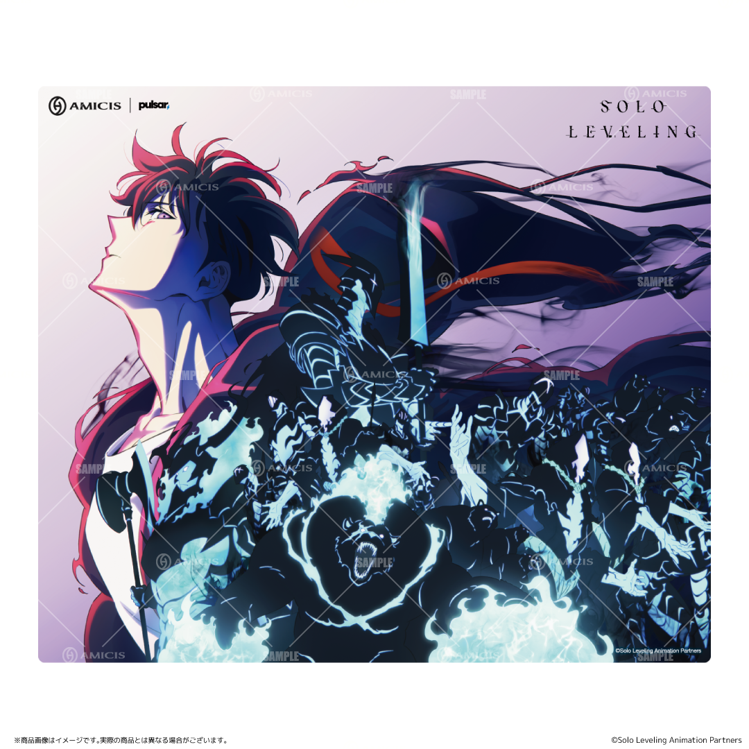 R*様 俺だけレベルアップな件：ARISE 俺アラオリジナルマウスパッド 当選品 俺だけレベルアップな件 | AMICIS Superglide 2 ガラスマウスパッド