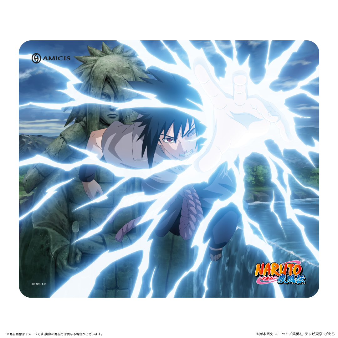 NARUTO-ナルト- 疾風伝 | AMICIS ガラスマウスパッド うちはサスケ NARUTO-ナルト- 疾風伝 | AMICIS ガラスマウスパッド うちはサスケ