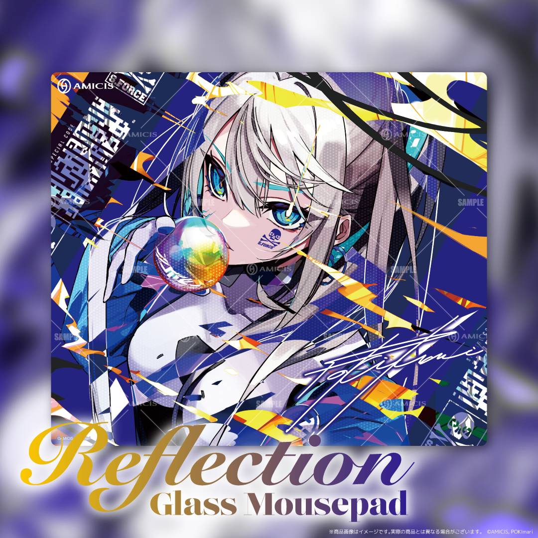 【Reflection】ガラスマウスパッド POKImari Edition