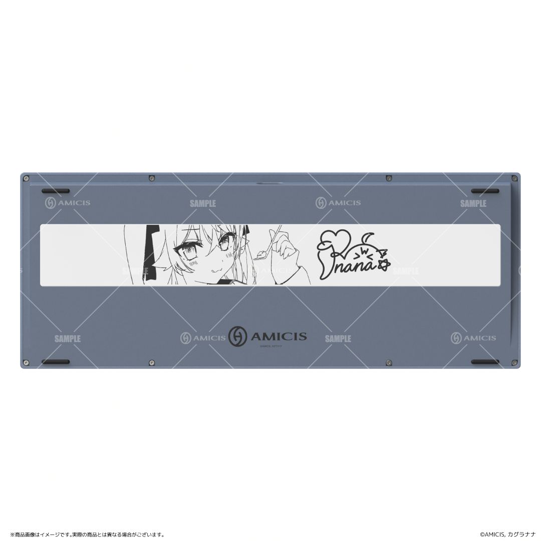 カグラナナ × AMICIS　ゲーミングキーボード 80HE 日本語配列