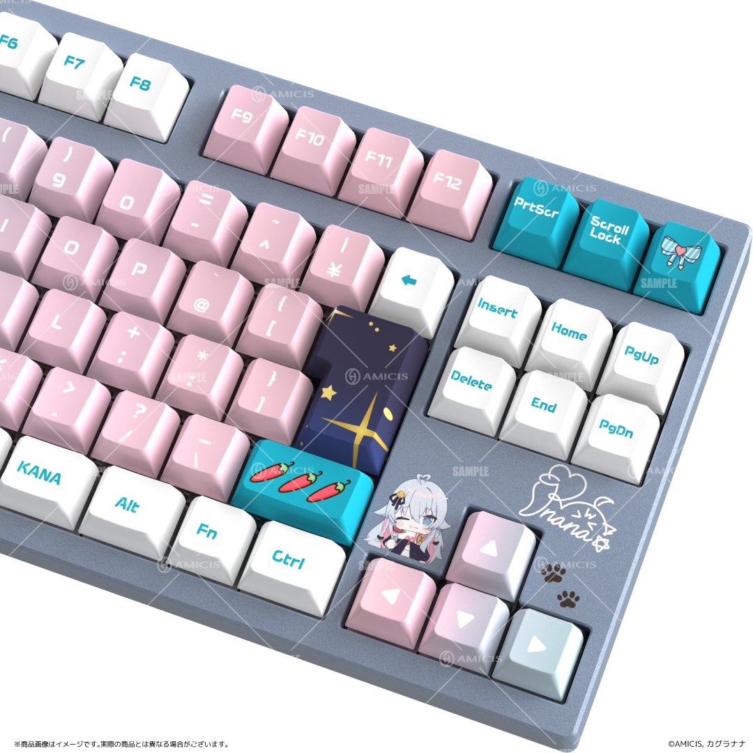 Kagura Nana × AMICIS Gaming Keyboard 80HE JIS Layout Kagura Nana × AMICIS Gaming Keyboard 80HE JIS Layout