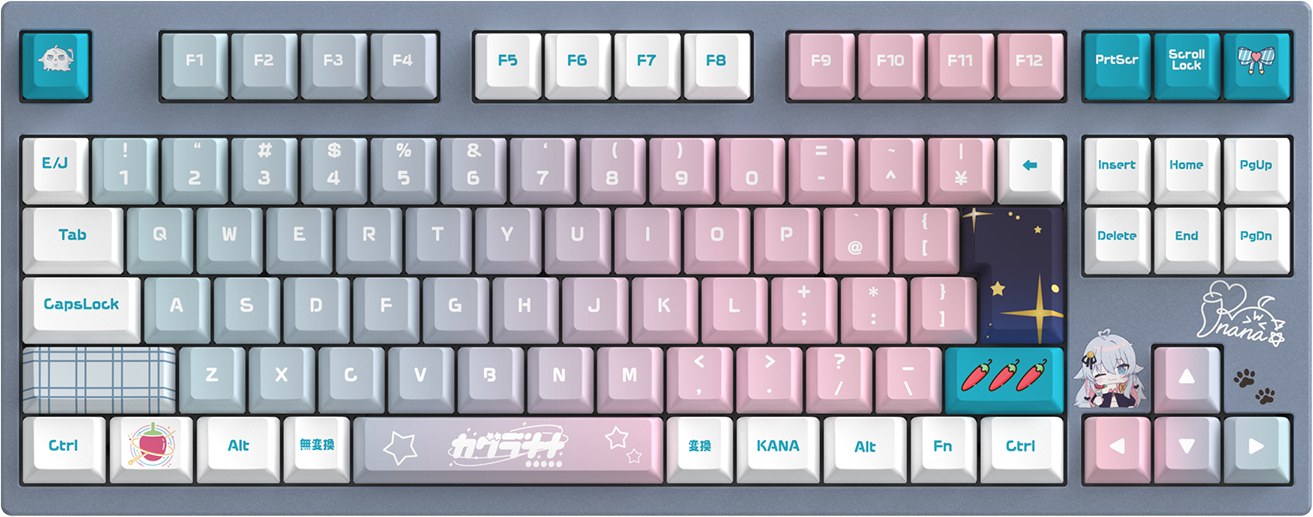 カグラナナ x AMICIS キーボード