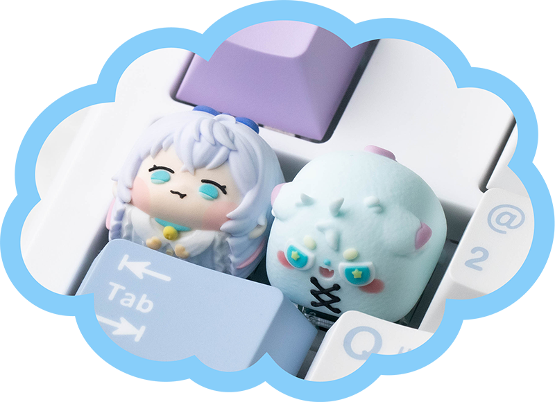 AMICIS | DELLA KEY Kagura Nana Artisan Keycap
