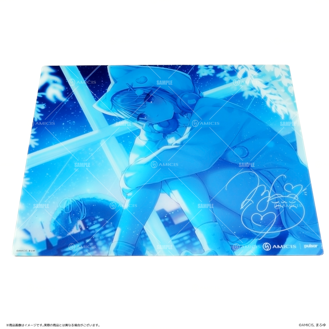 まふゆ × AMICIS  Superglide 2 ガラスマウスパッド