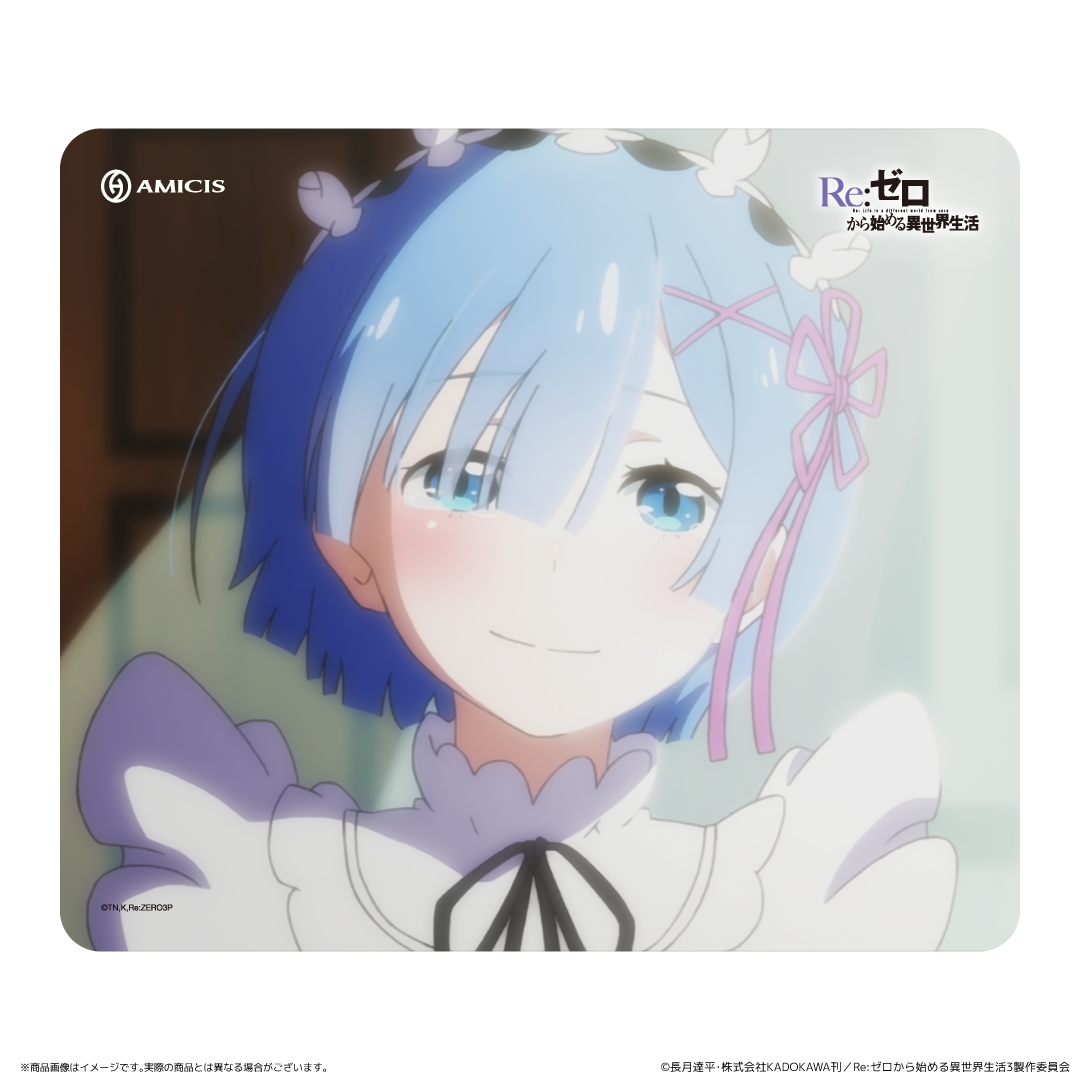 Re:ZERO -Starting Life in Another World | AMICIS Glass Mouse Pad Rem Edition